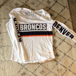 Denver Broncos Pink! Long sleeved Tee